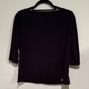 Chic Black Long Sleeve Women's Top